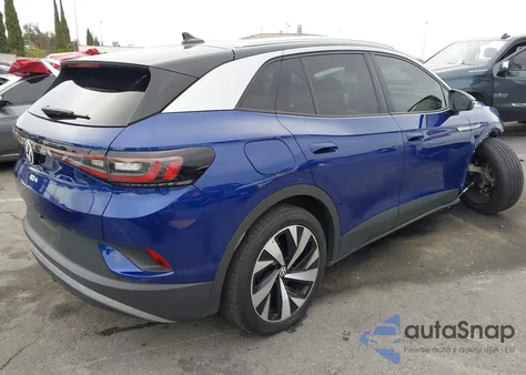 2021 Volkswagen Id.4 Awd Pro S из США, поврежденный, VIN WVGUNPE24MP062208